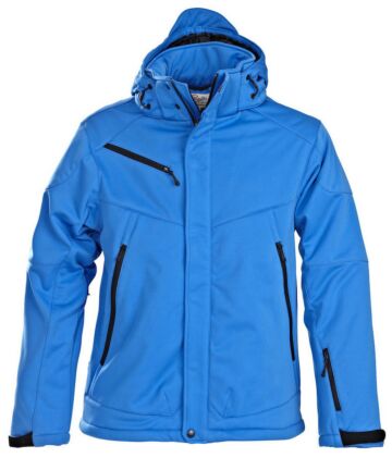 Printer Skeleton Softshell Jas Heren Oceaan Blauw