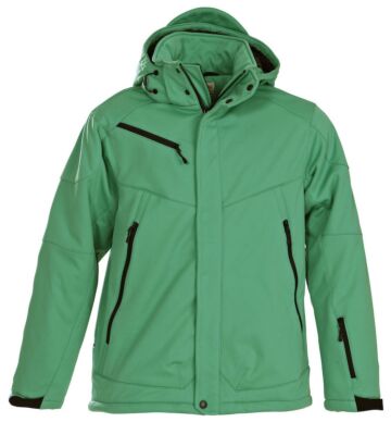 Printer Skeleton Softshell Jas Heren Frisgroen
