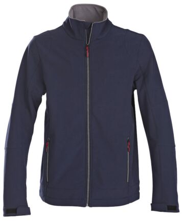 Printer Trial Softshell Jas Heren Marine