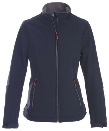 Printer Trial Softshell Jas Dames Marine