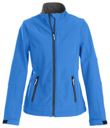 Printer Trial Softshell Jas Dames Oceaan Blauw