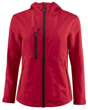 Printer Hiker Shell Jas Dames Rood
