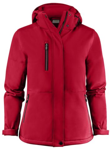 Printer Overlanding Softshell Jas Dames Rood