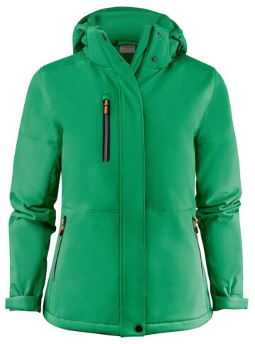 Printer Overlanding Softshell Jas Dames Frisgroen