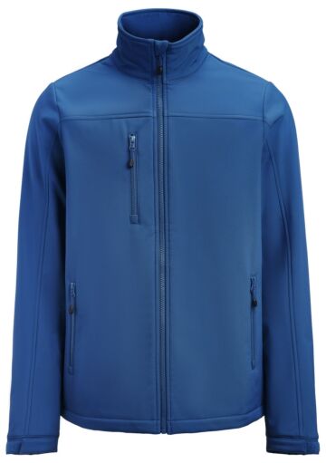 Printer Airwalk Softshell Jas Heren Helder Blauw