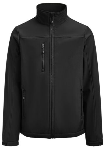 Printer Airwalk Softshell Jas Heren Zwart