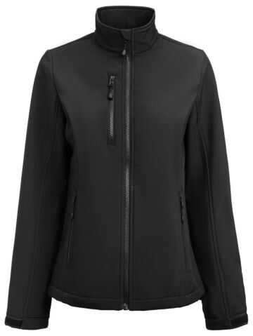 Printer Airwalk Softshell Jas Dames Zwart