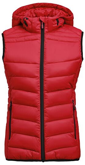 Printer Base Bodywarmer Dames Rood
