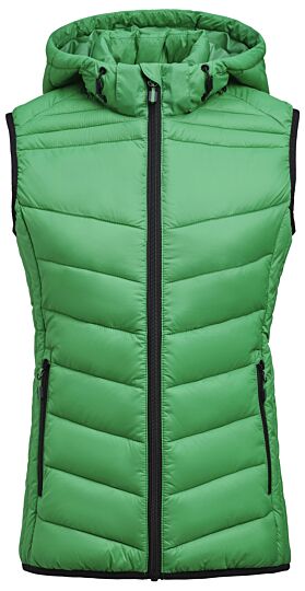 Printer Base Bodywarmer Dames Frisgroen