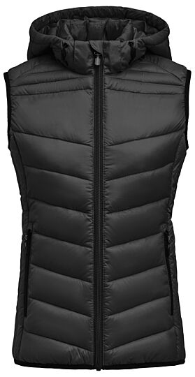 Printer Base Bodywarmer Dames Zwart