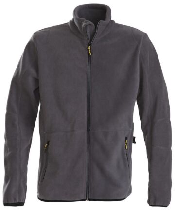 Printer Speedway Fleece Jas Heren Staalgrijs