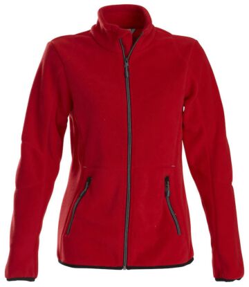 Printer Speedway Fleece Jas Dames Rood