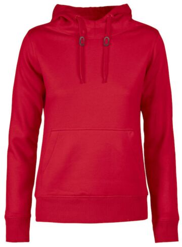 Printer Fastpitch Hoodie Dames Rood
