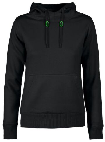 Printer Fastpitch Hoodie Dames Zwart
