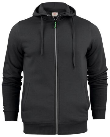 Printer Overhead Sweater Volledige Rits Heren Zwart