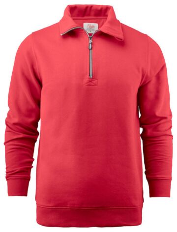 Printer Rounders Rsx Sweater Halve Rits Rood