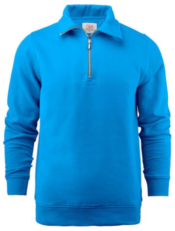 Printer Rounders Rsx Sweater Halve Rits Oceaan Blauw