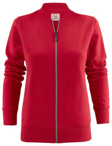 Printer Javelin Sweater Volledige Rits Dames Rood