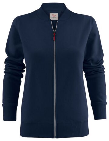 Printer Javelin Sweater Volledige Rits Dames Marine