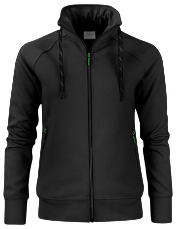 Printer Jog Rsx Sweater Volledige Rits Dames Zwart