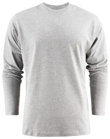 Printer Heavier Pro L/S T-Shirt Heren Grijs Mêlée