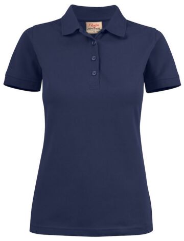Printer Surf Stretch Polo Pique Dames Marine