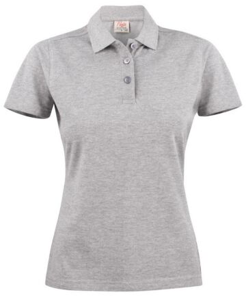 Printer Surf Light Polo Pique Dames Grijs Mêlée