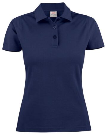 Printer Surf Light Polo Pique Dames Marine