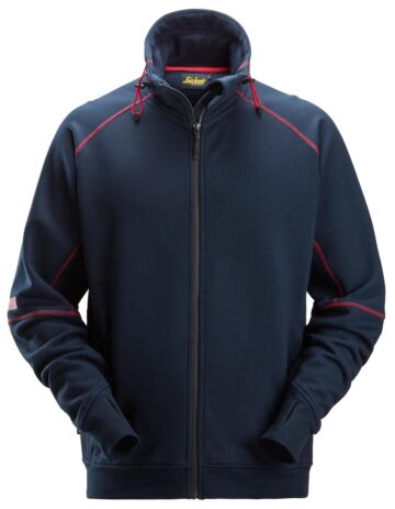 Snickers 2360 Vlamboog Sweater met Rits Marineblauw