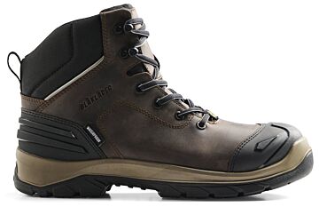 Blåkläder 2439-0000 ELITE Hoge Veiligheidsschoen S3 Waterdicht Bruin/Zwart