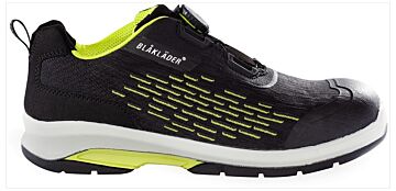 Blåkläder 2442-0000 CRADLE Veiligheidsschoen S1PL Zwart/High Vis Geel