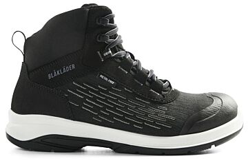 Blåkläder 2443-0000 CRADLE Hoge Veiligheidsschoen S1PL Zwart/Medium grijs