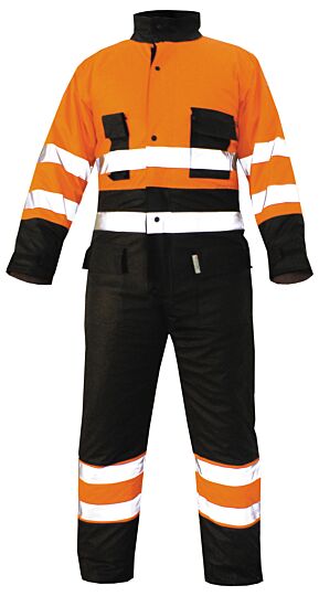 OXXA® Andres 5777 overall fluo oranje/marineblauw