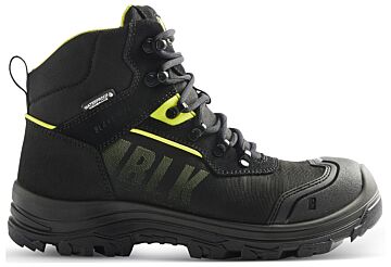 Blåkläder 2479-0000 STORM Hoge Veiligheidsschoen S7S Waterdicht Zwart/High Vis Geel