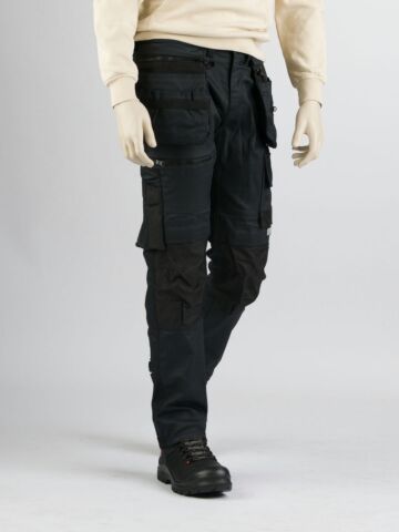 247Jeans Bull Workwear W41 Dark Blue Denim Coated Men Workwear Fit