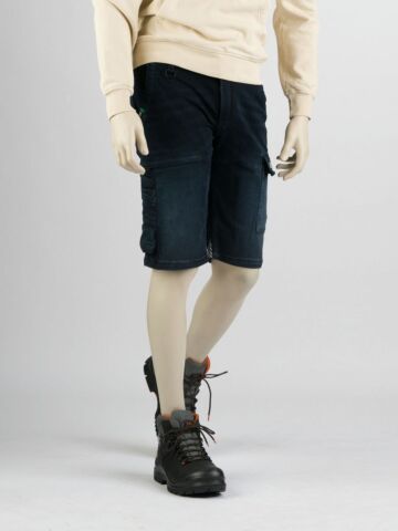247Jeans Jaguar Short Workwear W86 Blue Black Denim Men Workwear Fit