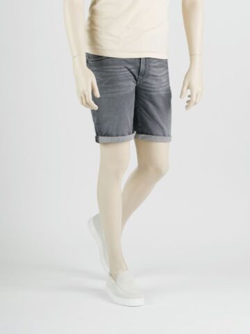 247Jeans Palm Slim Short SH03 Medium Grey Denim Used Men Slim Fit