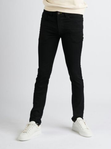 247Jeans Palm Skinny SK79 Black Denim Used Men Skinny Fit