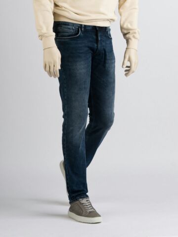 247Jeans Palm Slim SL56 Blue Black Denim Used Men Slim Fit