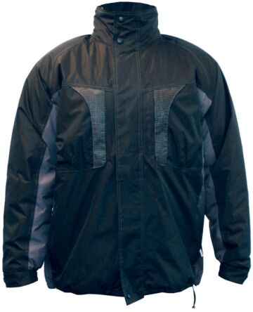 M-Wear parka 8520 zwart/grijs