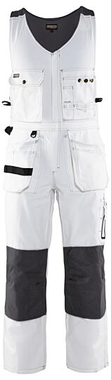 Blåkläder 2532-1210 Amerikaanse overall Wit/Donkergrijs