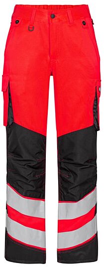 F. Engel 2543 Safety Light Ladies Trouser Repreve Red/Black