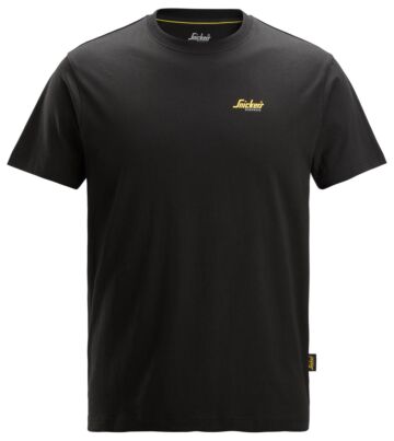 Snickers 2588 T-Shirt met Klein Logo Zwart