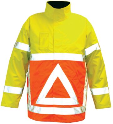 M-Wear verkeersregelaarsparka 0925 fluo oranje/fluo geel