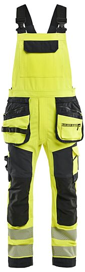 Blåkläder 2626-1648 High Vis Bretelbroek 4-weg stretch High Vis Geel/Zwart