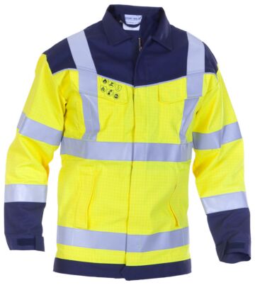 Hydrowear Madrid Werkjas Geel/Marineblauw