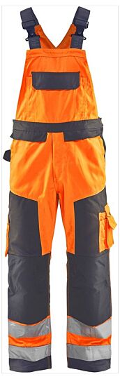 Blåkläder 2660-1811 High Vis Bretelbroek High Vis Oranje/Medium grijs
