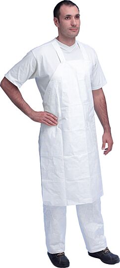 Dupont Tyvek PA30LO schort universele maat wit