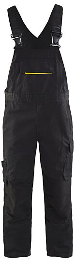 Blåkläder 2695-1330 Bretelbroek met stretch Zwart/High Vis Geel