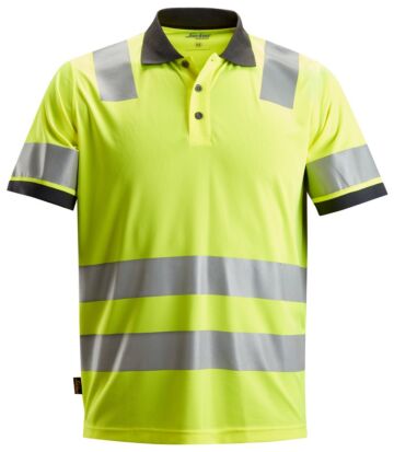 Snickers 2730 AllroundWork High-Vis Polo Shirt Klasse 2 High-Vis Geel